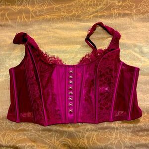 - NWT Victoria’s Secret bralette size extra large burgundy